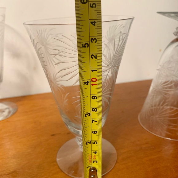 Vintage Fostoria Lido Iced Tea and Footed Tumblers - Picture 9 of 10